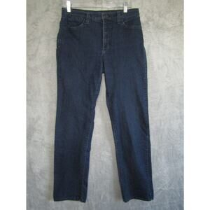 NYDJ Lift & Tuck Skinny Jeans Womens Size 10 Dark Wash Stretch Denim Made in USA